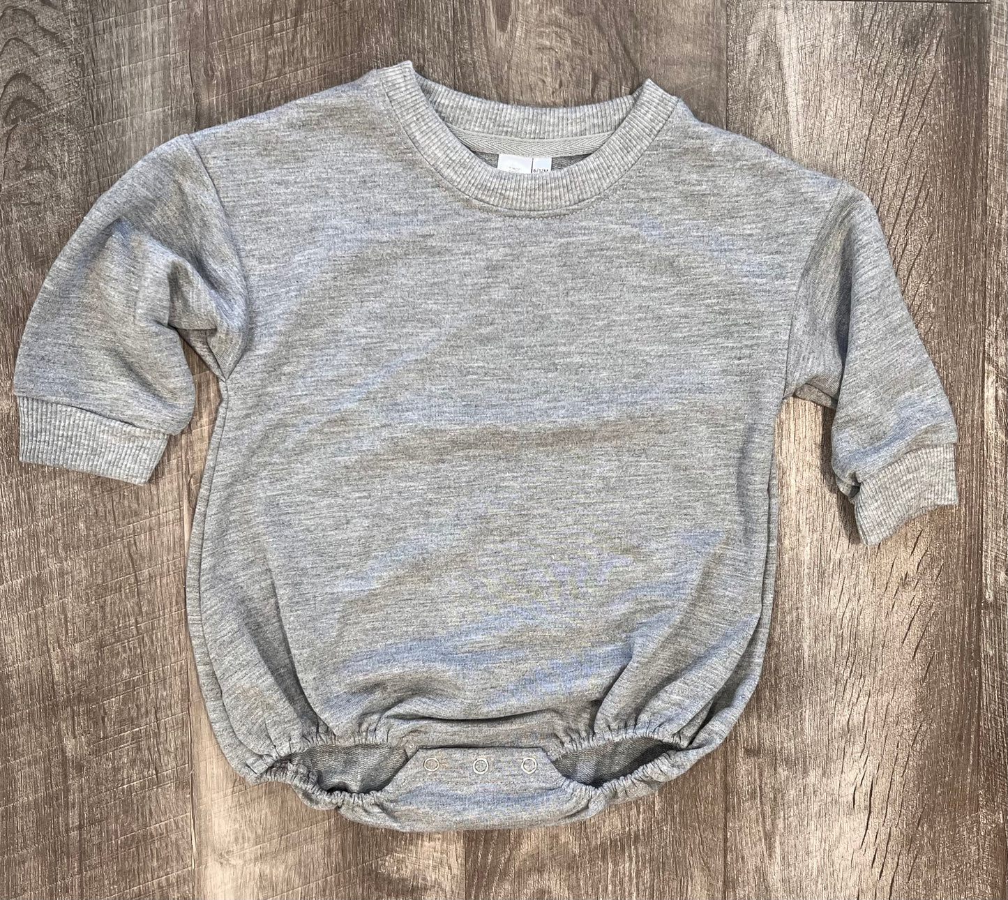 LOVE Chenille Embroidered Infant Bubble Romper