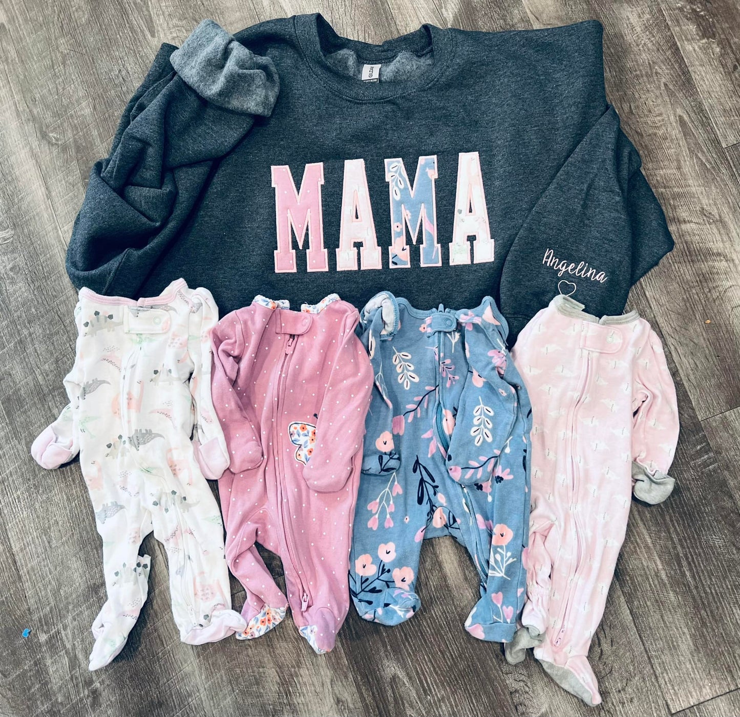 Mama Keepsake Sweatshirt | Bella Canvas Crewneck