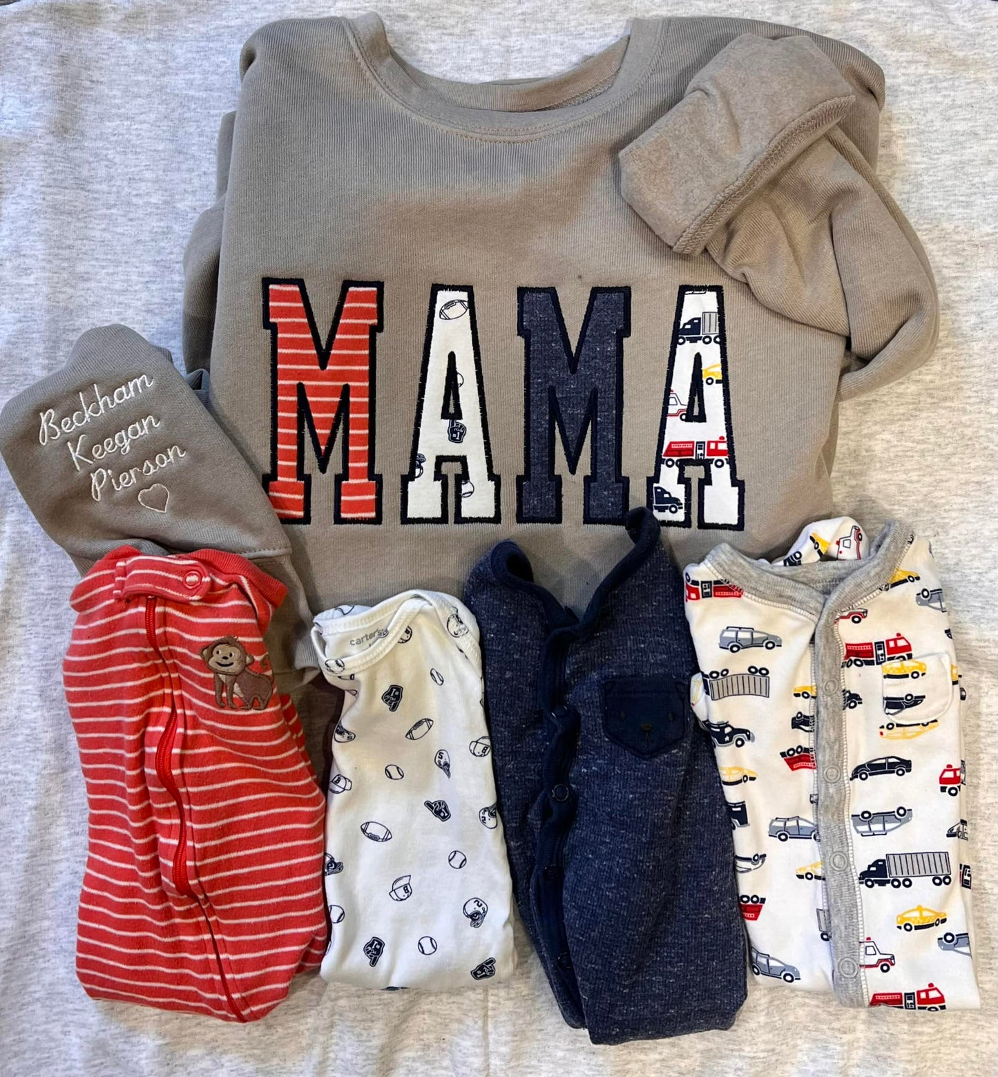 Mama Keepsake Sweatshirt | Bella Canvas Crewneck