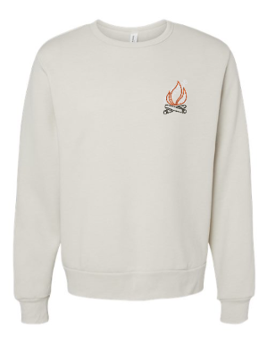 Campire Minimalist Embroidered Hoodie or Crewneck