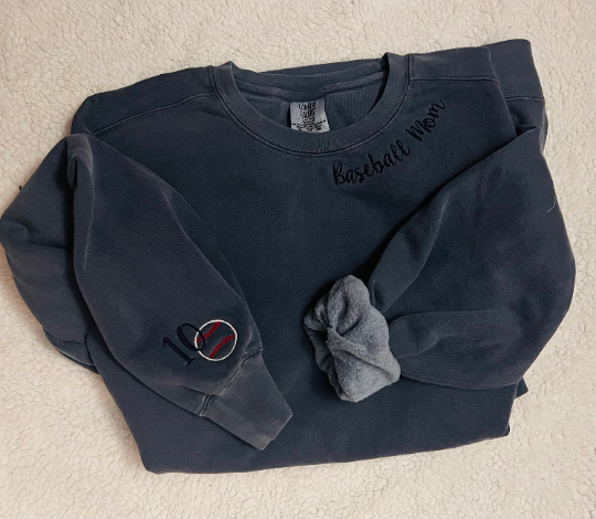 Dance Mom Embroidered Sweatshirt Collar Embroidery | Any Sport Available