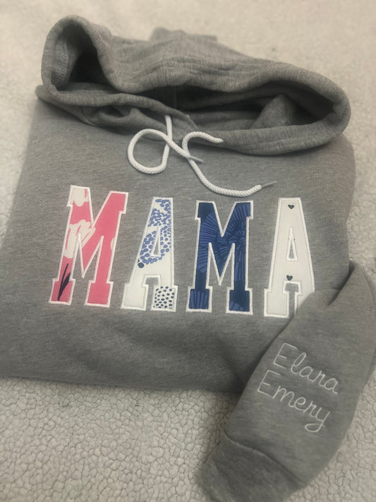 Mama Keepsake Sweatshirt | Bella Canvas Hooded Sweatshirt