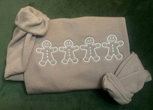 Gingerbread man Embroidered Sweatshirt - Youth